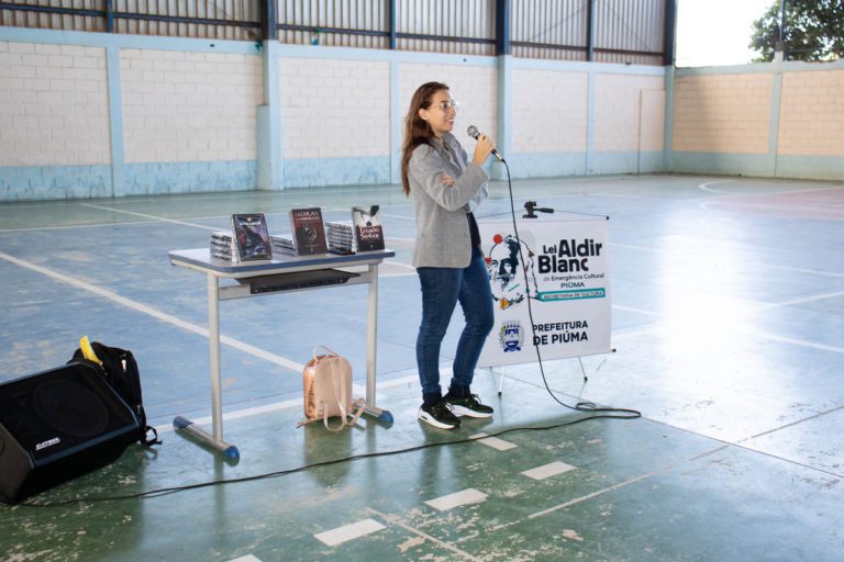 Piúma realiza palestras culturais no Centro Esportivo Euzinha Nery - Lei Aldir Blanc Inciso III