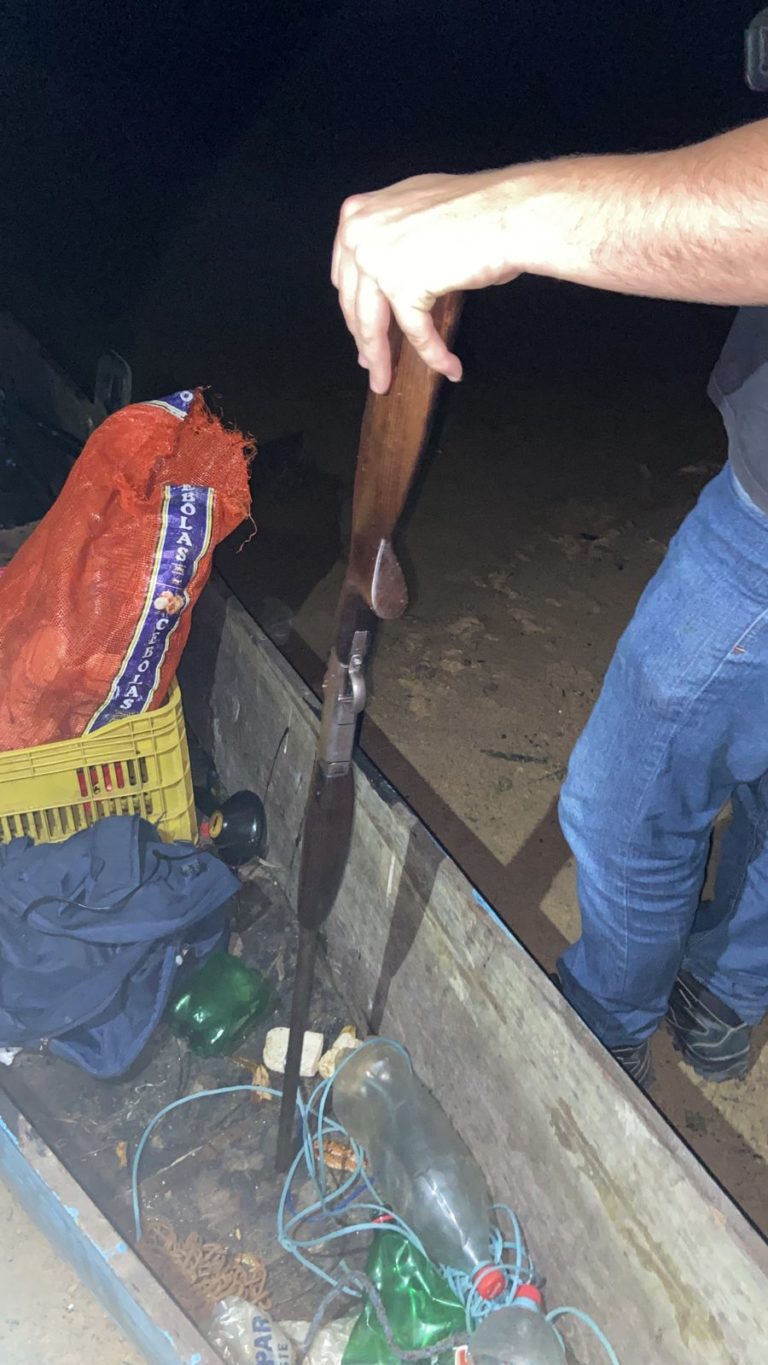 Polícia detém suspeitos realizando caça ilegal de animais silvestres em Linhares