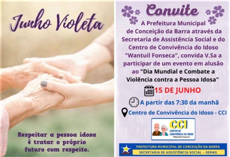 Secretaria Municipal de Assistência Social prepara ações de conscientização e combate à violência contra a pessoa idosa.
