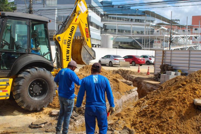 Araçá: trecho da Avenida Guaçuí é interditado para obras de drenagem