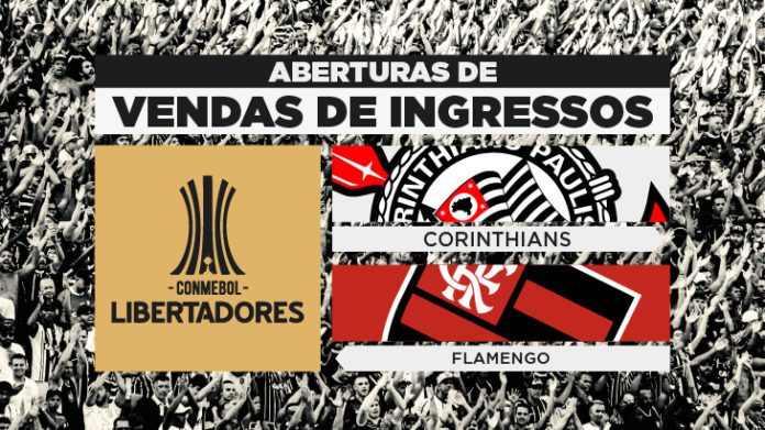 Corinthians inicia venda de ingressos contra o Flamengo na Libertadores nesta quarta