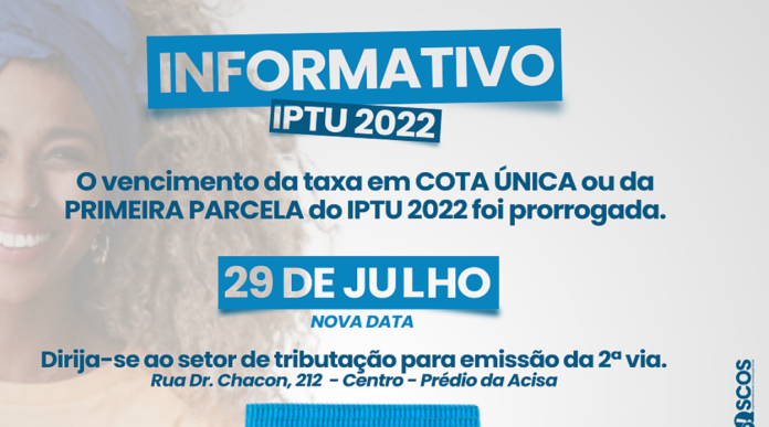 Informativo IPTU 2022
