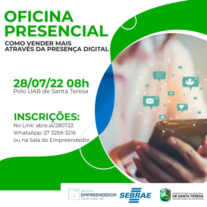 Oficina Presencial: Como Vender Mais Através da Presença Digital