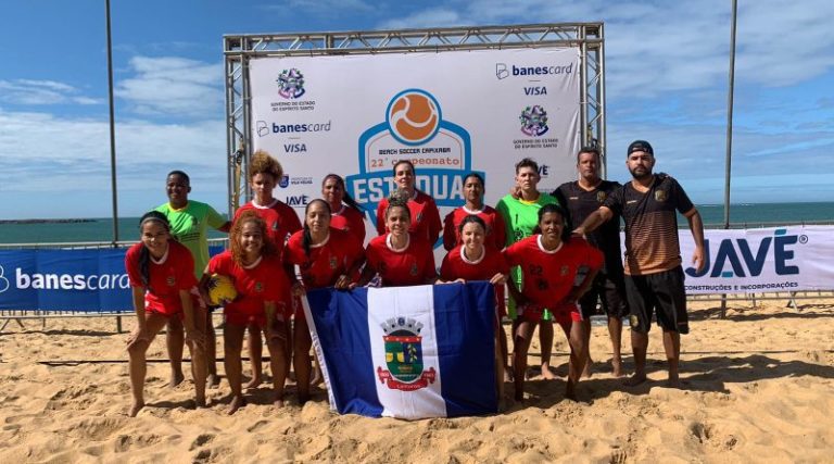 Seleção linharense de beach soccer está na semifinal do Campeonato Estadual