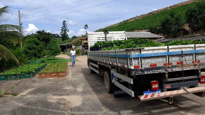 Semag beneficiou dezenas de produtores rurais em  junho com transportes de mudas, calcário e outras ações