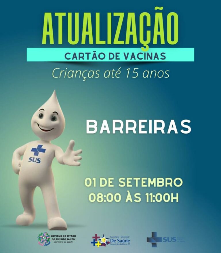 ATUALIZAÇÃO CARTÃO DE VACINAS - BARREIRAS