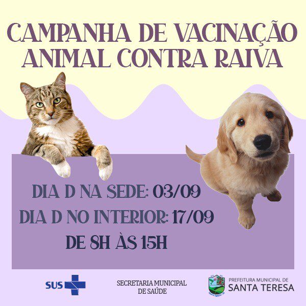 Campanha de Vacinação Antirrábica 2022