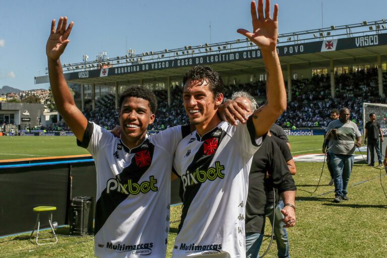 Destaques do Vasco, Andrey Santos e Marlon Gomes destacam parceria