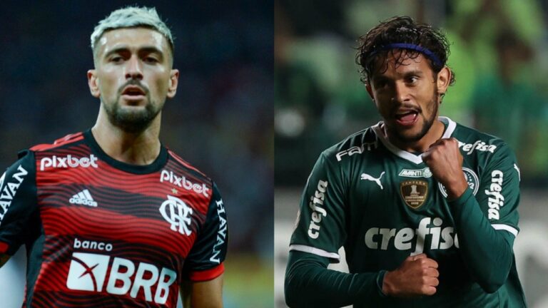 “Garçons”, Arrascaeta e Gustavo Scarpa fazem duelo particular em Palmeiras x Flamengo