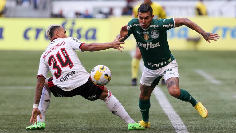 Palmeiras reage e busca empate com o Flamengo pelo Brasileirão