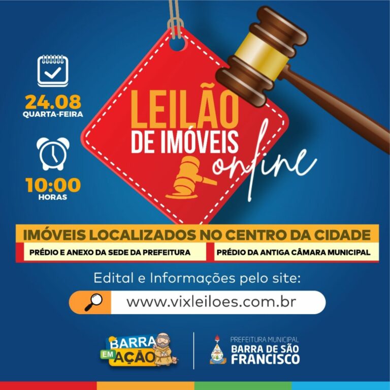 Leilão dos imóveis da Prefeitura no centro será nesta quarta-feira, 24