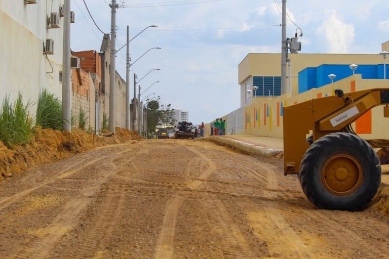 Palmital: obras de infraestrutura avançam na Rua Coelho Neto