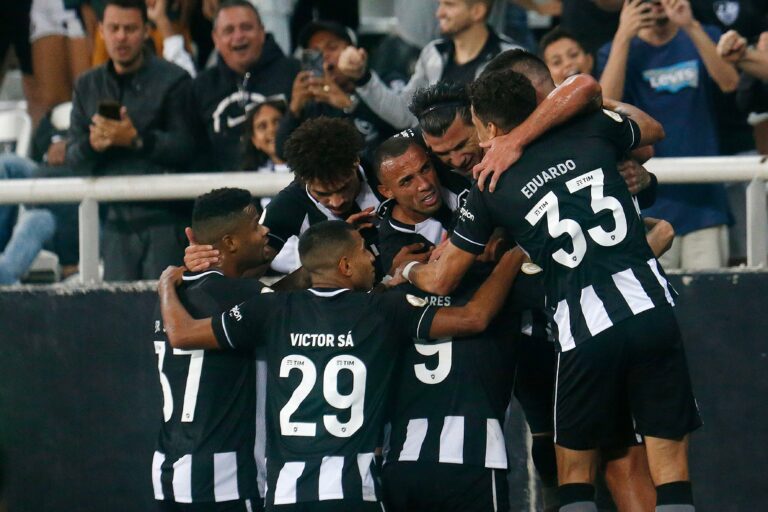 Botafogo vence o Coritiba em casa e dorme na parte de cima da tabela do Brasileirão