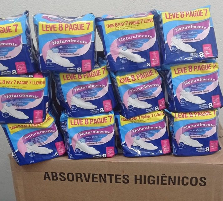 CRAS distribui 492 pacotes de absorventes em Paulista e cadastra mais 34 famílias