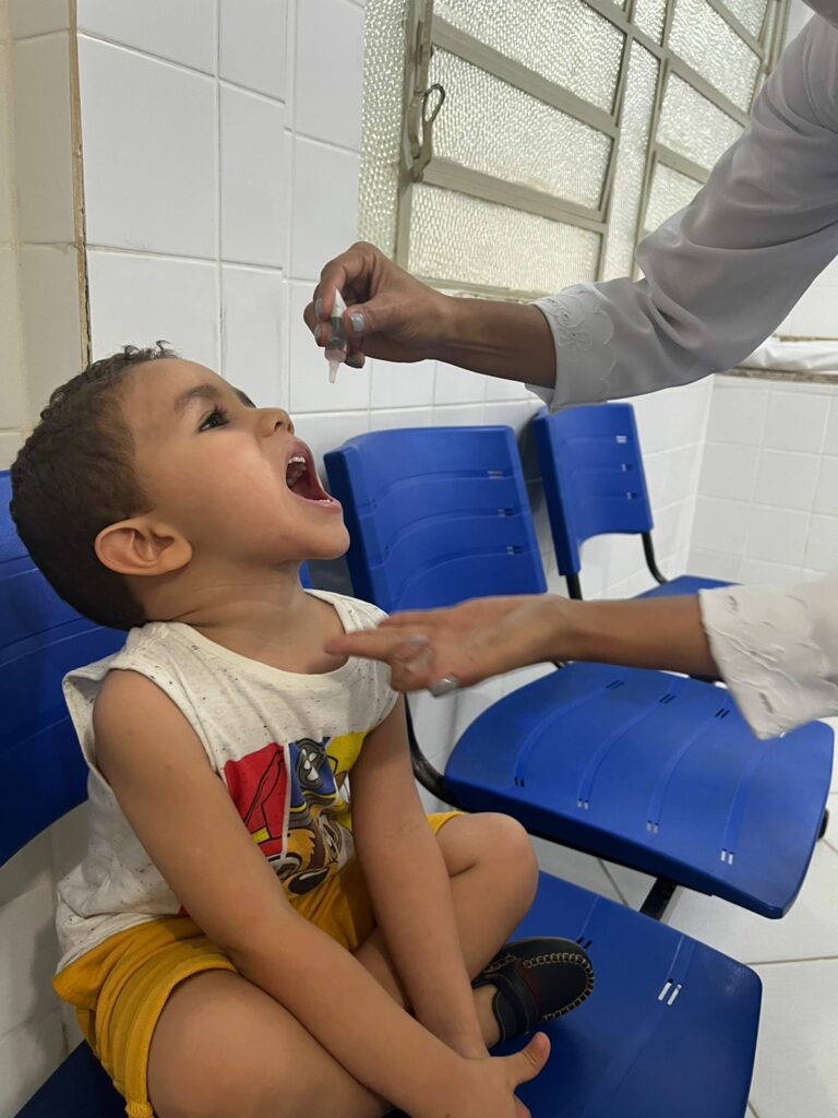 Campanha de Vacinação contra Poliomielite e Multivacinação é prorrogada até 31 de outubro