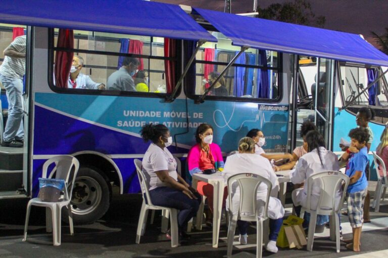 Desfile 7 de Setembro: ônibus da saúde do Naps ofertará serviços e vacinas para a população