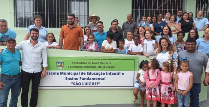 EMEIEF  São Luiz Rei é revitalizada e a comunidade escolar comemora