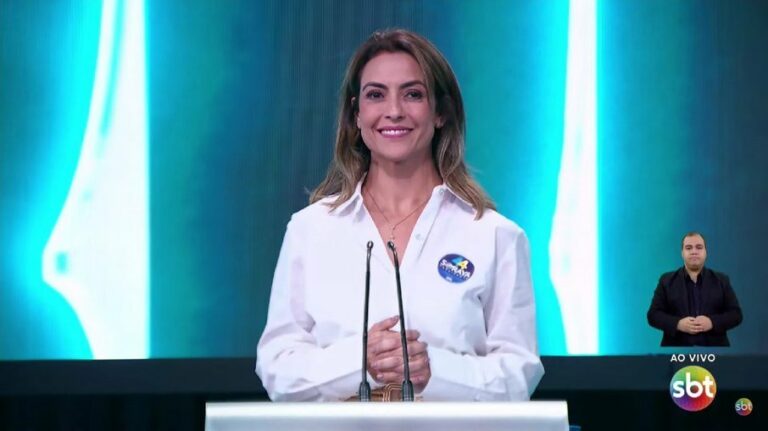 Soraya Thronicke no debate do SBT