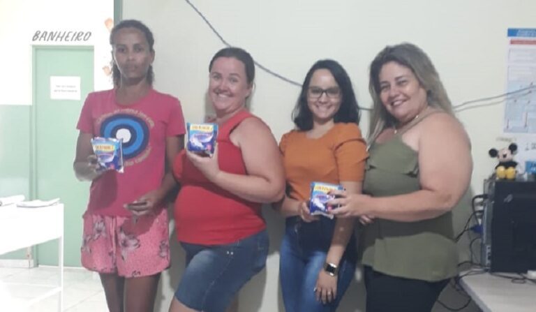CRAS distribui 276 pacotes de  absorventes em Santo Antônio para 16 famílias