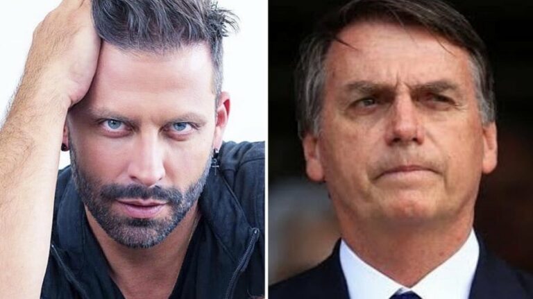 Henri Castelli e Jair Bolsonaro