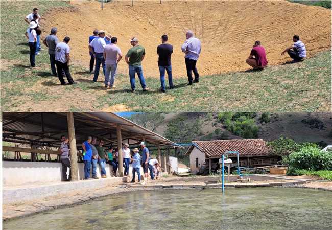 INTERCÂMBIO:  AGRICULTURA DE ITAPEMIRIM CONHECE PROJETO DE SUCESSO NO MEIO RURAL EM ATÍLIO VIVACQUA