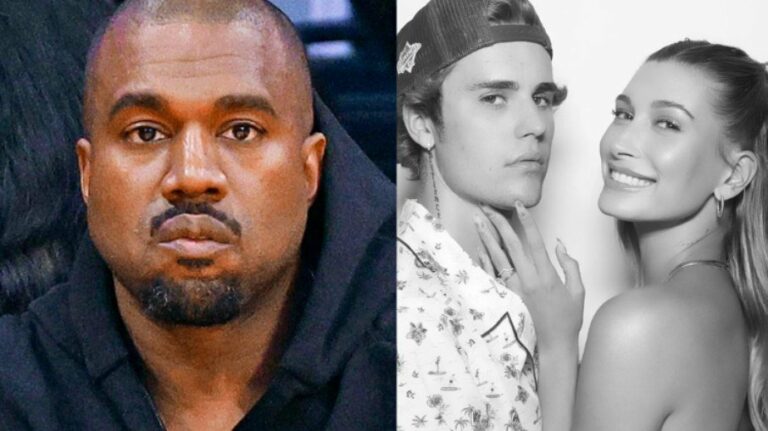 Kanye West, Justin Bieber e Hailey Bieber