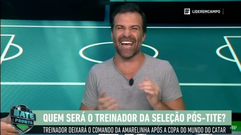 Thiago Asmar comanda o programa Bate-Pronto na Jovem Pan