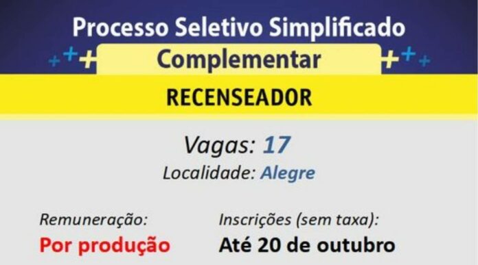 Vagas de Recenseador