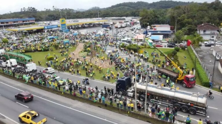 Manifestação em Santa Catarina