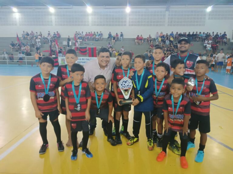 Flamengo do Canivete e Guarani do Aviso são campeões do Campeonato Talentos do Futsal