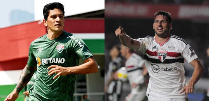 Cano x Calleri: veja números dos artilheiros de Fluminense e São Paulo