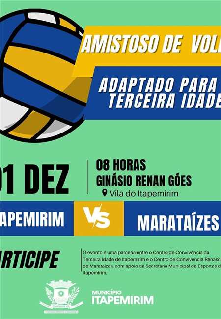 AMANHÃ: VOLEI ADAPTADO PARA A TERCEIRA IDADE