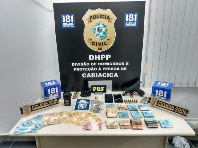 PCES e PRF prendem principal integrante da associação criminosa do Morro dos Gama em Cariacica