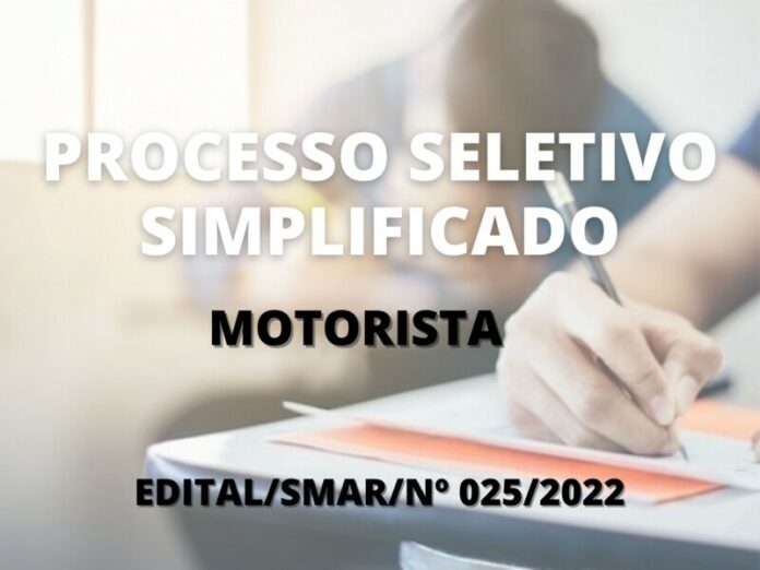 Processo Seletivo Simplificado para Motorista