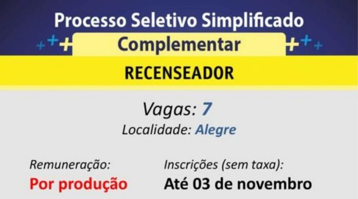 Processo Seletivo – Recenseador