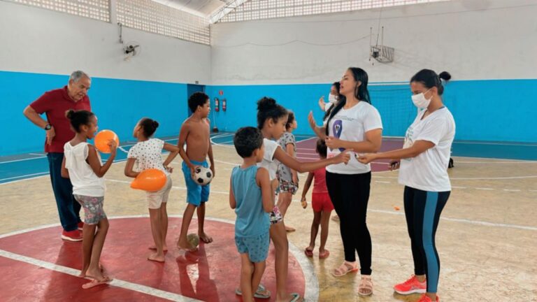 Chuvas: projeto Vivenciarte promove atividades de socialização com acolhidos nos ginásios de Linhares   		