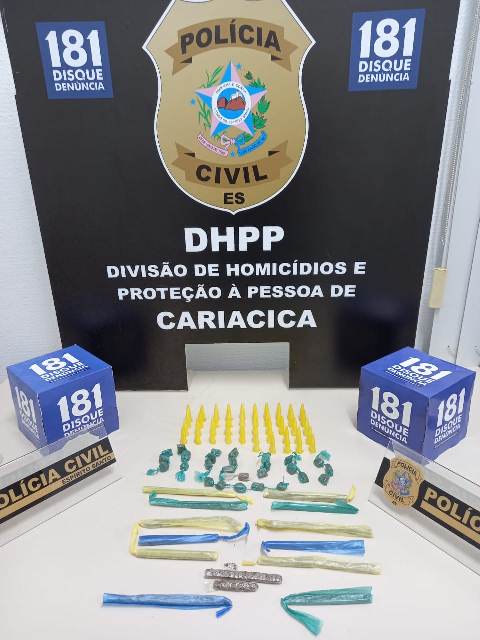 DHPP de Cariacica prende suspeito de homicídio e tráfico de drogas durante operação no Morro do Quiabo