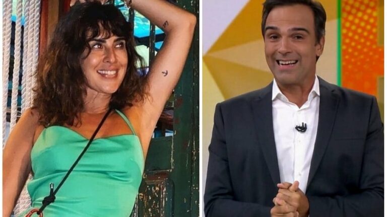 Fernanda Paes Leme e Tadeu Schmidt celebraram a vitória