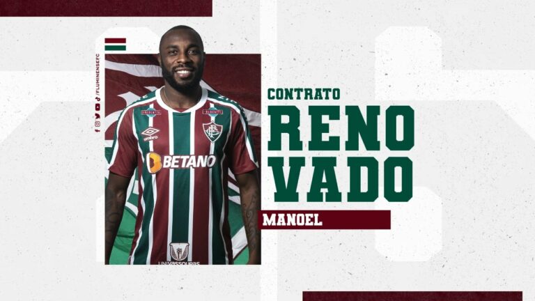 Fluminense renova contrato do zagueiro Manoel até o fim de 2024