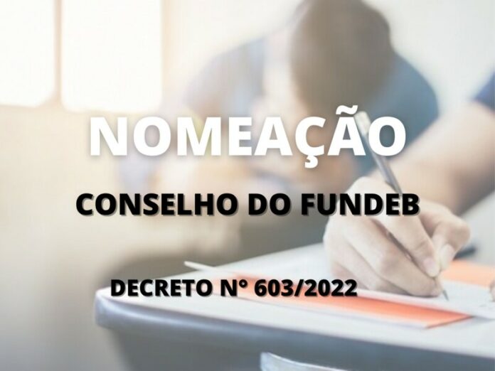 Nomeação para o Conselho do Fundeb