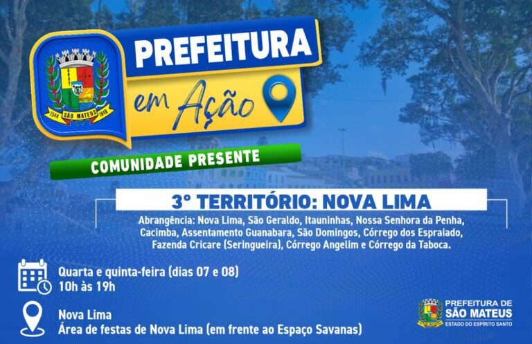 PREFEITURA EM AÇÃO-COMUNIDADE PRESENTE CHEGA À REGIÃO DE NOVA LIMA