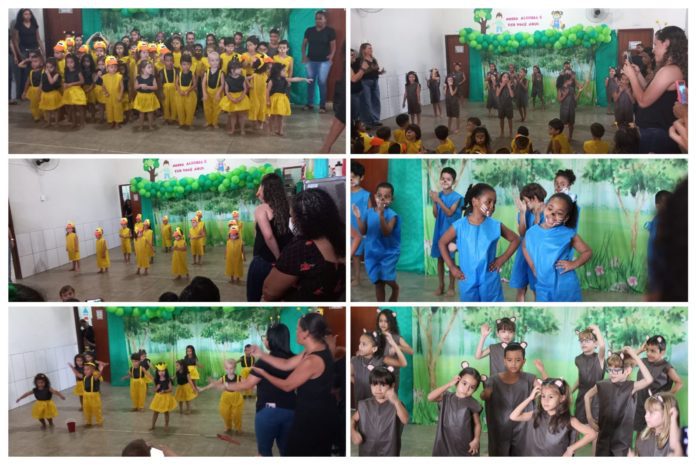 Projeto Festa dos Animais leva alegria às crianças do CMEI Regina Célia Meneguete Frisso