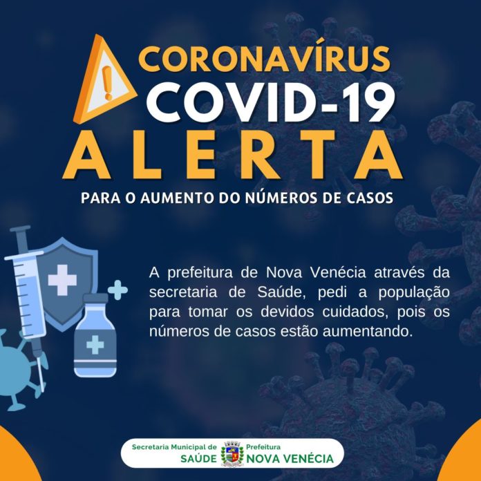 Secretaria de Saúde Alerta sobre aumento de casos da COVID-19 no município