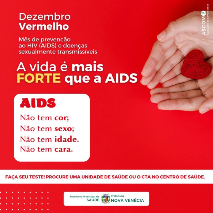 Secretaria de Saúde promove companha de conscientização de combate a AIDS