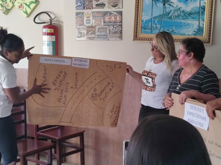 Moradores de São Francisco do Itabapoana mapeiam desafios e potencialidades, em Oficina do Porto Central