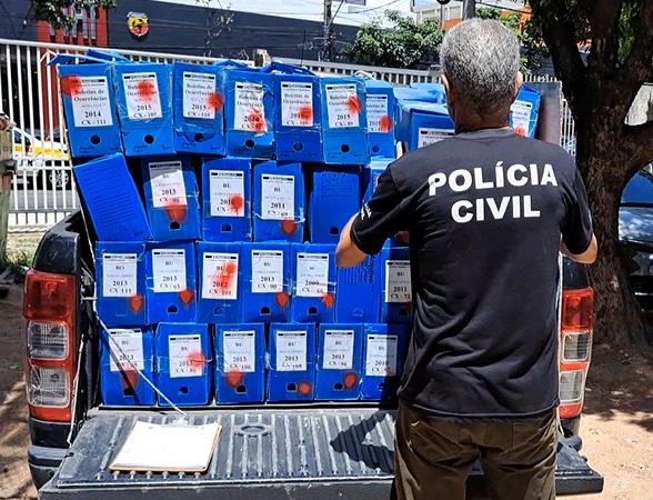 Comissão de Avaliação de documentos da Polícia Civil realizou a eliminação de 1.299 caixas de documentos que perderam a validade