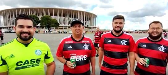 Amigos brincam com rivalidade antes de Supercopa entre Palmeiras e Flamengo