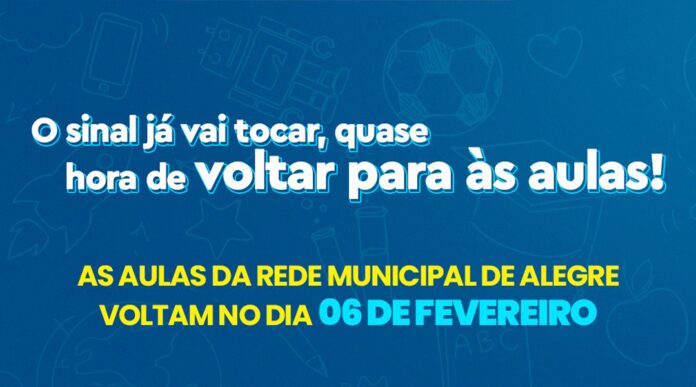 Hora de Voltar as Aulas