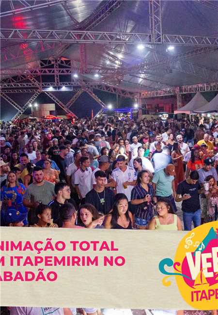 ANIMAÇÃO TOTAL EM ITAPEMIRIM NO SABADÃO