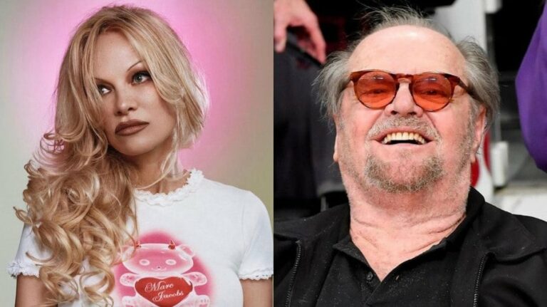 Pamela Anderson flagrou Jack Nicholson em ato sexual 